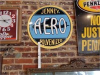 Metal Jenny AERO Solvenized Sign