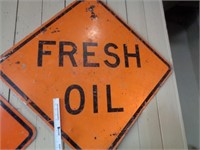 Traffic Sign FRESH OIL