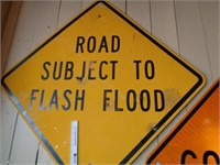 Traffic Sign ROAD FLASH FLOOD