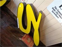 Large Lighted Sign "Y"