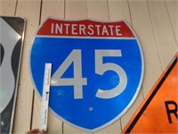 Interstate Sign I-45
