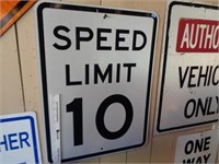 Traffic Sign SPEED LIMIT 10