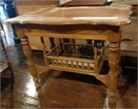 Vintage Wood Vestibule Table
