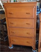 1940's Rock Maple Chest of Drawers