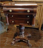 Carved Antique Standing Cabinet