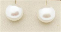 14kt Gold Akoya Pearl Earrings