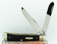 Case XX Rough Black Large Trapper Knife