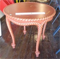 Refinished Wood Side Table