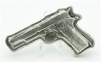 Rare 5 Oz. .9999 Pure Silver Gun Bar