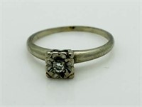 14kt Gold Antique Diamond Ring
