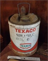 Vintage 5 Gallon TEXACO Can
