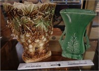 2 Old McCoy Planter Vases