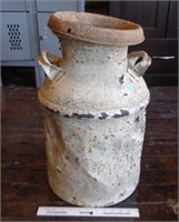 Antique Milk Can with Lid 2