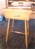 1940's Rock Maple Night Stand with Drawer