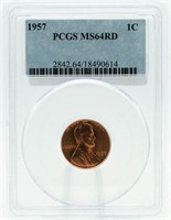 1957 MS64 Red Lincoln Penny
