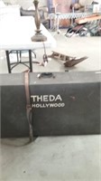 theda hollyeood black suitcase