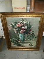 Picture vase with flowers
