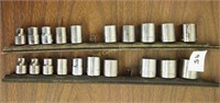 2 Partial Craftsman Socket Sets