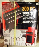 309 Pc. Tool Set W/ Chest & Rolling Cabinet