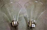 2 Decorative Wall Hanging Candle Holders