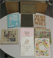 Vintage Books - 1889 To 1940's + Baby Books