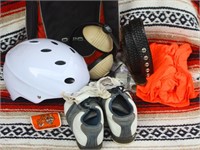 Misc Sporting Goods - Golf Shoes, Helmet, Backpack