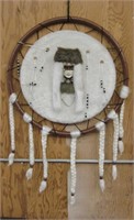 25" Diameter Native Decorated Dream Catcher