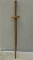 47.5" Long Wood Training Or Practice Sword