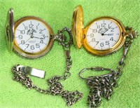 2 - Pocket Watches w/ Chains
