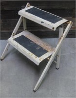 Vintage Step Stool, Glass, Frames and more lot