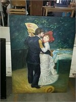 Painting couple dancing