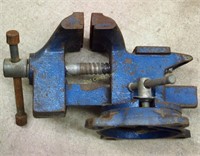 Small Blue Workbench Vice