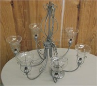 Large 6 Lamp Chandelier