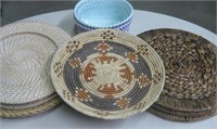 Lot of Baskets and Wicker Items
