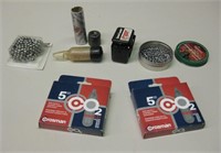 Asstd. CO2 Cartridges, BB's & Pellets