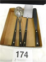 Four Flint kitchen utensils