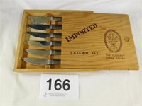 Tuscany stainless steak knives, Case NO. 312 in