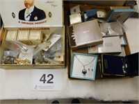 Boxed Avon jewelry