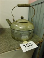 Vintage chrome tea kettle
