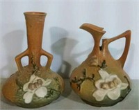 Roseville Pottery Magnolia vases