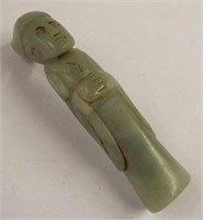 Carved Green Jade Figure