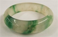 Green And White Jade Bracelet
