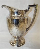 Homaan Plate On Nickel Silver Pitcher