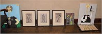 Misc. Art Pieces, Framed Prints, etc. (7pc.)