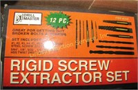 1 flat w/tools: pkgs& boxes Rigid screw extractor