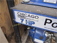 Chicago elect portable generator 7hp 3050watt