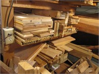 Large lot mixed lumber: lengths, widths, types,