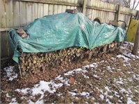 Approx. 11 various size stacks of firewood,