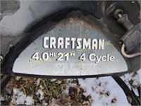 Craftsman 4.0hp 21" 4 cycle snow blower N.R.