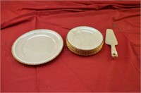 Pearl China Plate, Dessert Plates & Pie Server